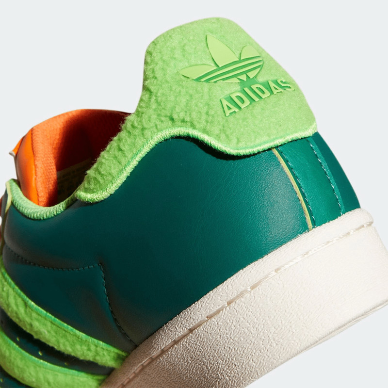 Adidas originals superstar green and orange online